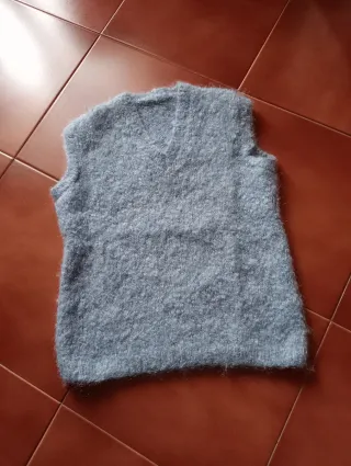 Smanicato lana bouclé Vintage