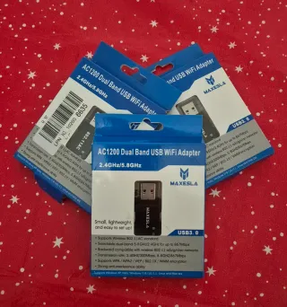 Adaptador WiFi USB AC1200Mbps Dual Band