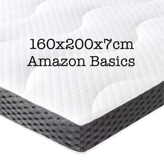 Topper Viscoelástico 160x200x7cm Amazon Basics