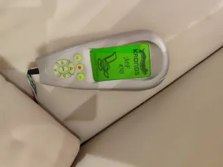 Sillón masaje piel beige