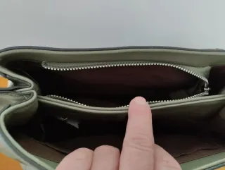 Bolso Parfois verde grisáceo