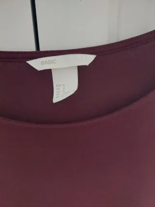 Vestido H&M Morado Talla M holgado