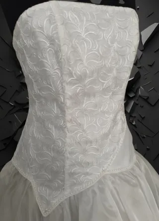 Abito da sposa in organza