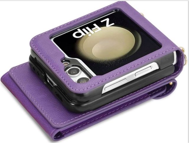 Funda Cartera Samsung Galaxy Z Flip 5 Morada