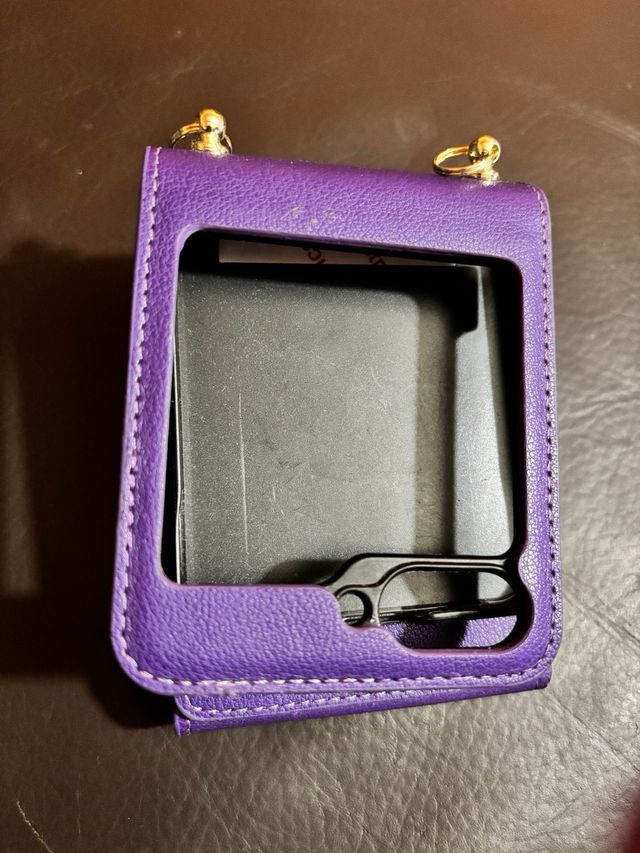 Funda Cartera Samsung Galaxy Z Flip 5 Morada