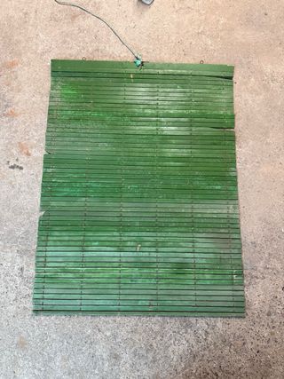 Persiana corredera madera antigua