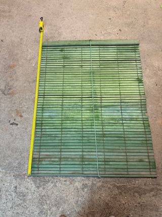 Persiana corredera madera antigua
