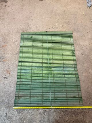 Persiana corredera madera antigua