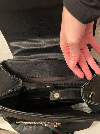 Mochila Zara Basics Negra