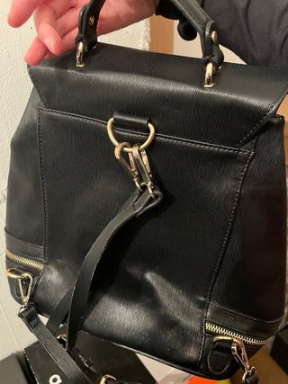 Mochila Zara Basics Negra