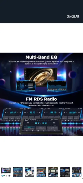 Radio Coche Mercedes CarPlay/Android Auto
