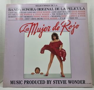 La mujer de rojo Stevie Wonder LP 1984