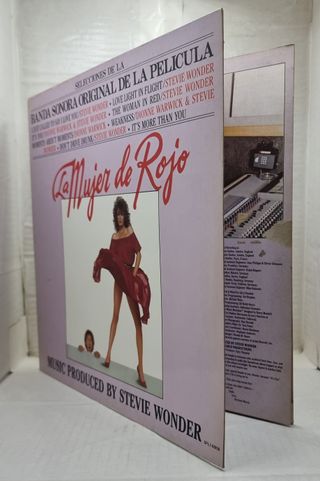 La mujer de rojo Stevie Wonder LP 1984
