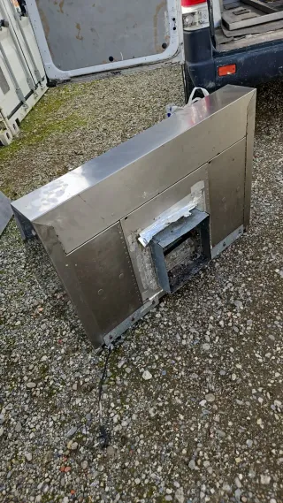 Campana extractora de acero inoxidable con motor