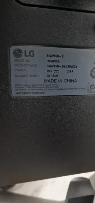 Monitor LG 34 Ultrawide