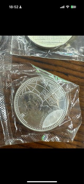 Monedas Plata 2000 Ptas España Conmemorativas