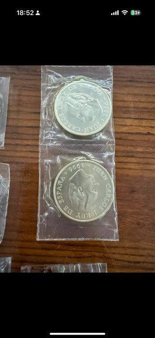 Monedas Plata 2000 Ptas España Conmemorativas