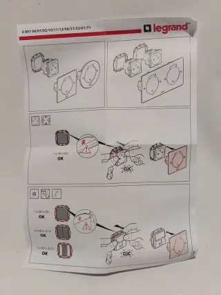 Tapa suelo enchufe Legrand 0 897 00