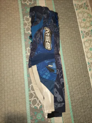 Pantalón Moto Cross Enduro Azul