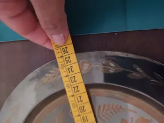 Tetera turca con bandeja y 6 copas de metal