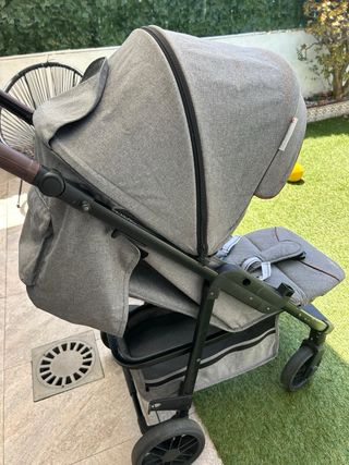 Carrito de bebé Asalvo gris