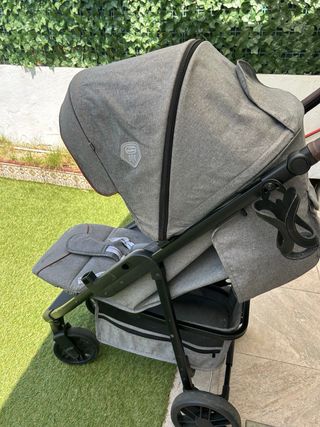 Carrito de bebé Asalvo gris