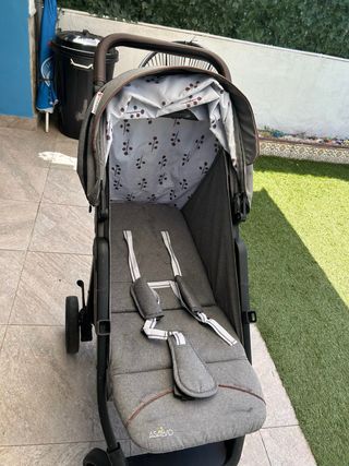 Carrito de bebé Asalvo gris