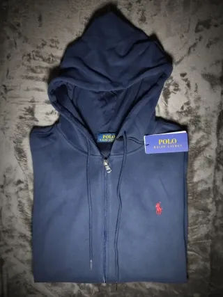 Ralph Lauren Azul Sudadera con Cremallera