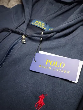 Ralph Lauren Azul Sudadera con Cremallera