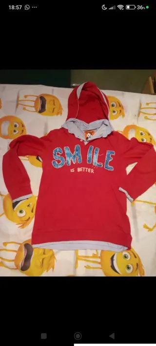 Conjunto infantil rojo y negro