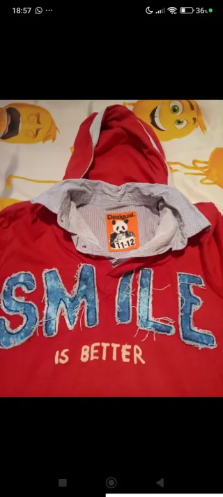 Conjunto infantil rojo y negro