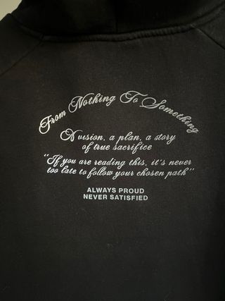 Chándal Hoodrich Negro Talla S .