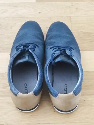 Scarpe stringate Aldo uomo blu/beige Tg 40