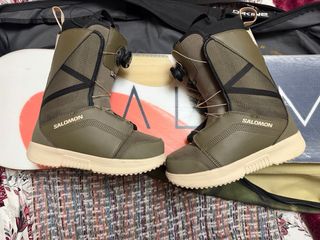 Tabla Snowboard Salomon Lotus 142cm + botas