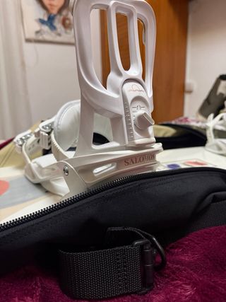 Tabla Snowboard Salomon Lotus 142cm + botas