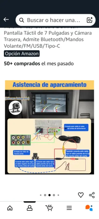 Radio Coche 2 DIN Carplay/Android Auto