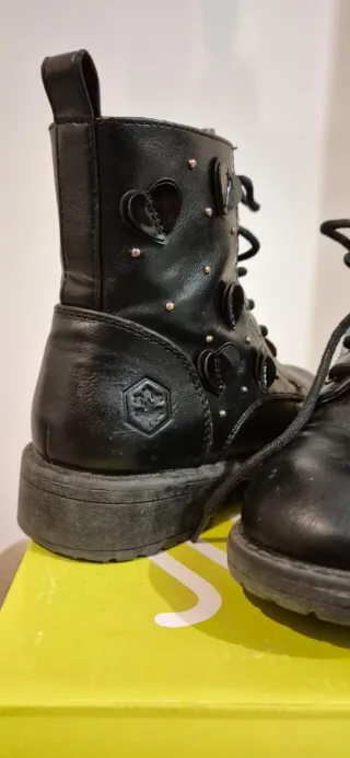 Anfibi Lumberjack Junior Neri