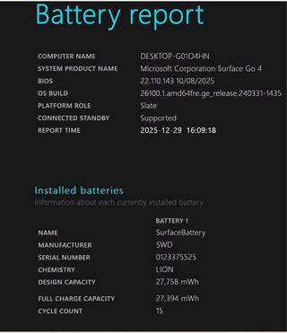 Microsoft Surface Go 4 128GB - 8 Gb RAM - 10,5”