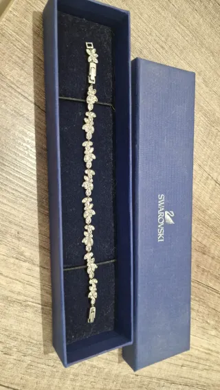 Conjunto Swarovski diapason, Collar y Pulsera