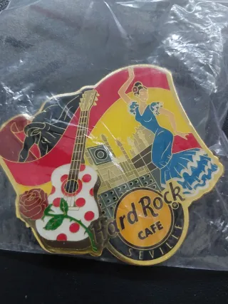 Imán Hard Rock Cafe Sevilla Flamenco Guitarra