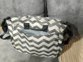 Bolso de carrito Skip Hop Gris y Blanco