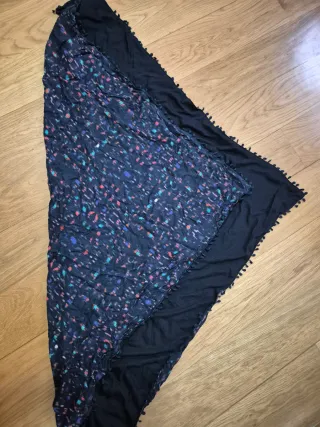 Fular Skunfunk Multicolor y negro, reversible