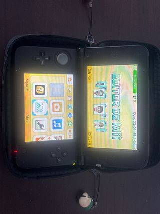 Nintendo 3DS XL Roja + Funda y Cargador