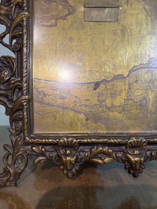 Marco de fotos antiguo ornamentado