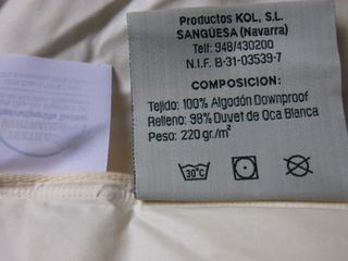 Edredón Nórdico de pluma ( Nuevo )