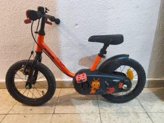 Bicicleta B'twin 500 robot naranja