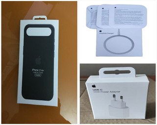 Funda iPhone 17 AIR Piel + Magsafe + Adaptador