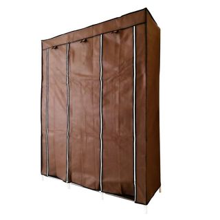 Armario Vestidor Tela 170x127x45 Cm Marrón NUEVO