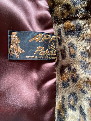 Abrigo Piel Sintética Mujer Talla XL