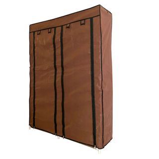 Armario Zapatero Tela 125x92x28 Cm Marrón NUEVO